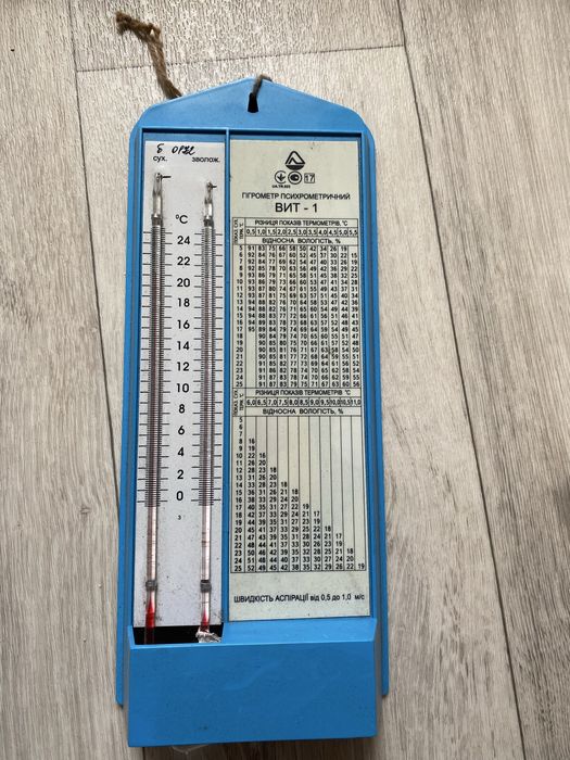 Гігрометр психрометричний ВИТ-1