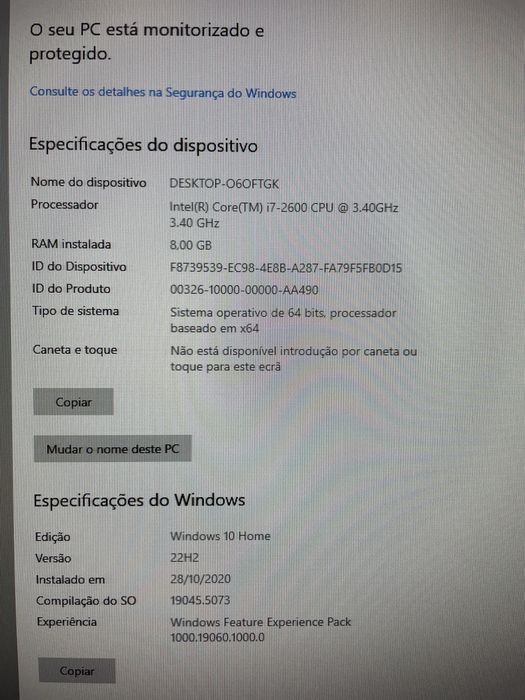 Computador completo Asus