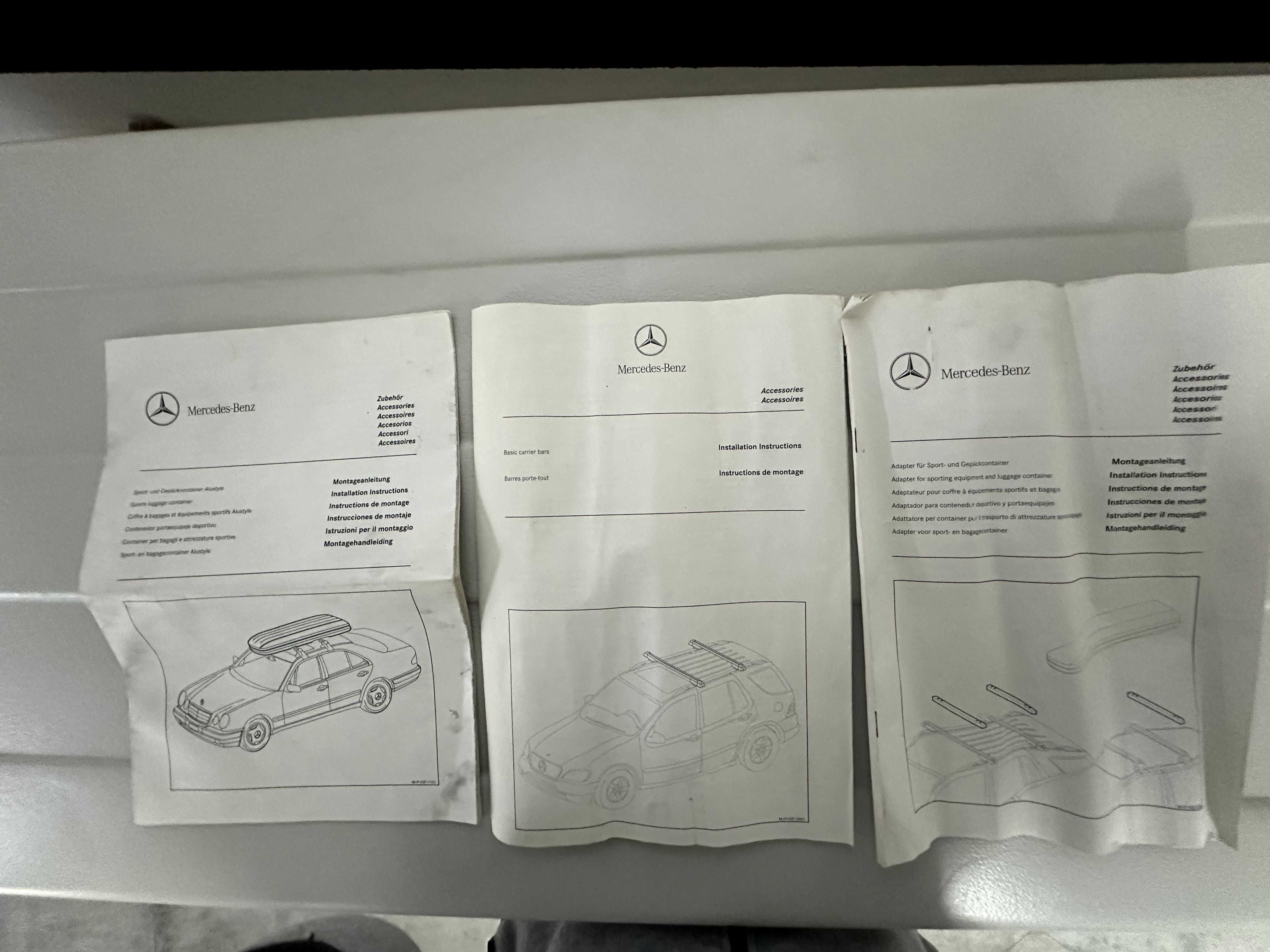 Caixa + barras de tejadilho de grande dimensão MERCEDES BENZ