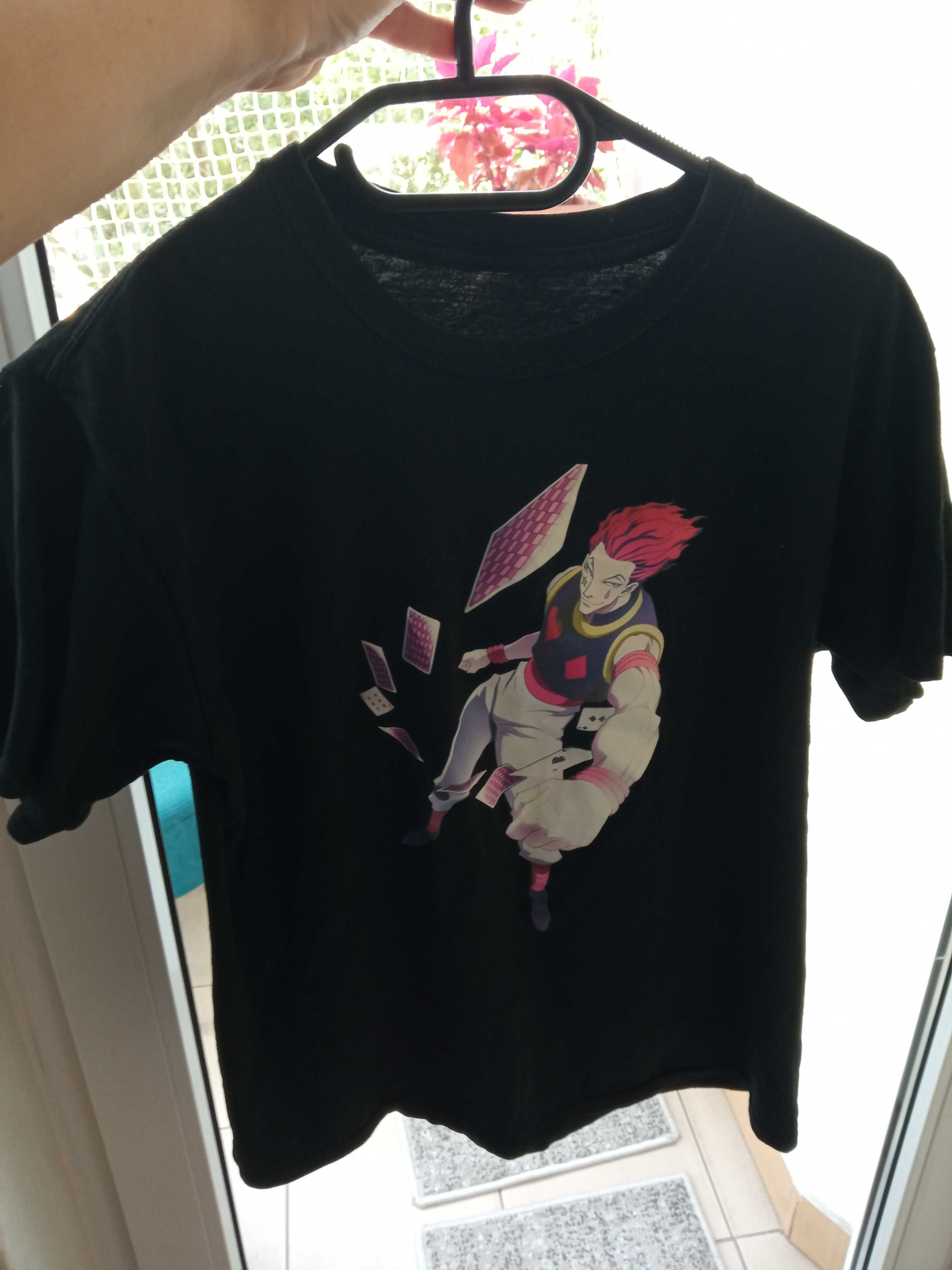 Tshirt koszulka czarna Hisoka Hunter x hunter anime manga