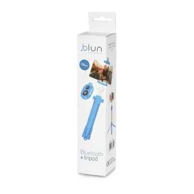 Zestaw / uchwyt selfie z pilotem na bluetooth tripod czarny