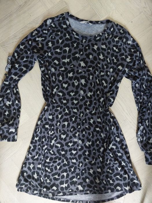Sukienka tunika m panterka clockhouse