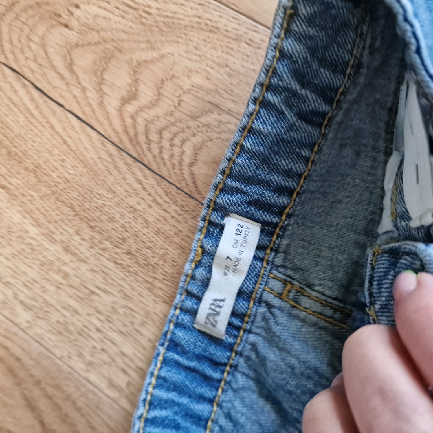 Spódniczka zara 122 dzins jeans