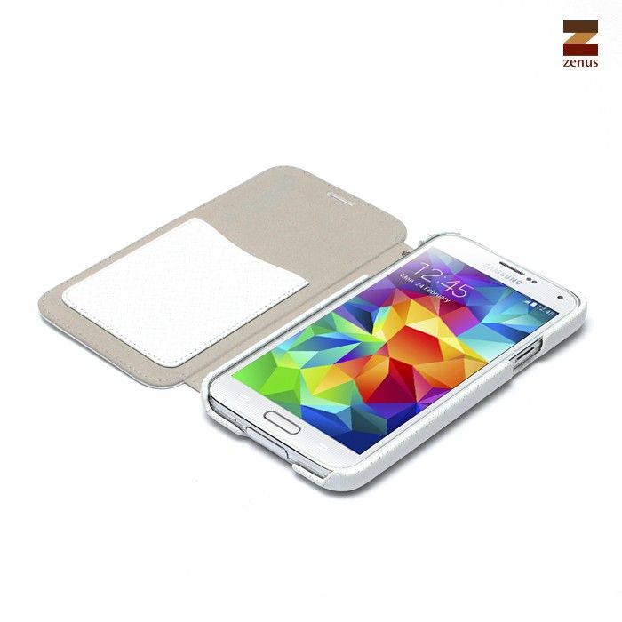 Etui Zenus Minimal Diary Samsung Galaxy S5 S5 Neo White