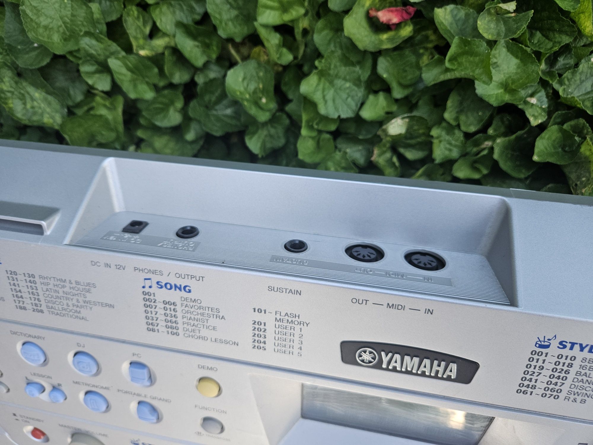 Yamaha psr 290 keyboard organy klawisze