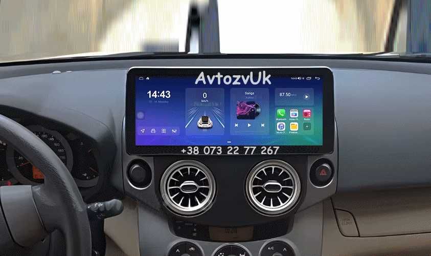 Магнитола RAV4 Toyota RAV 4 Tesla Рав 4 Дисплей GPS CarPlay Android 14