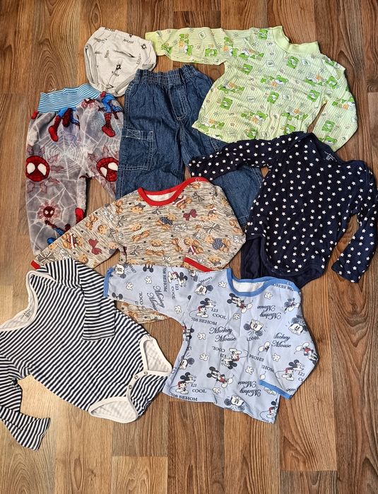 Пакет дитячих речей 92 розмір. І теплий костюм на 1-2 роки.