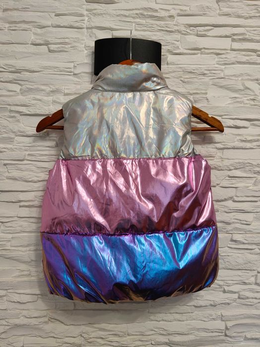 Kamizelka ocieplana dla dziewczynki rozmiar 116