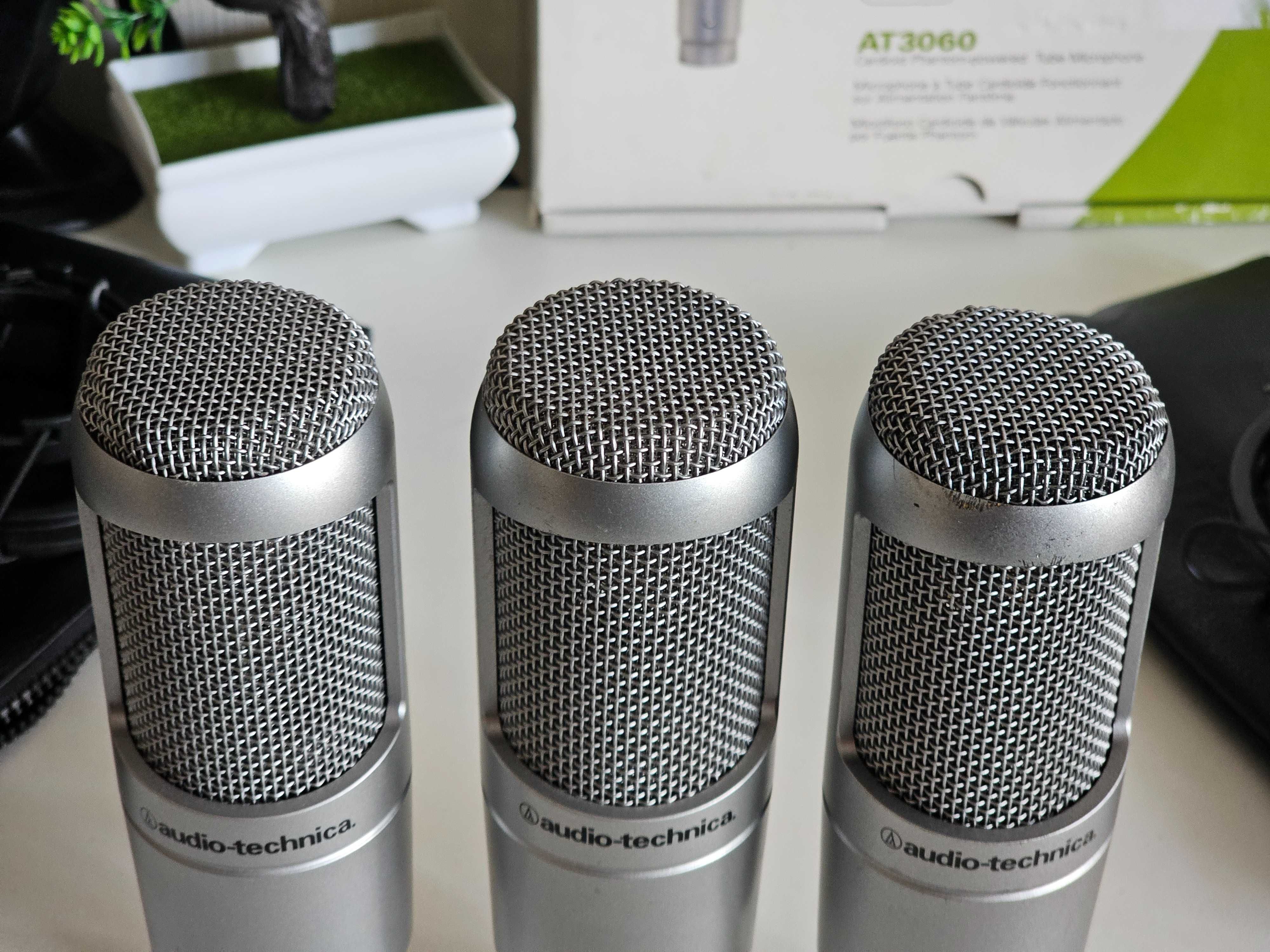 Студійний конденсаторний мікрофон Audio-Technica AT3035, AT3060