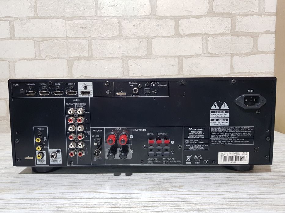 5.1AV-ресивер Pioneer VSX-322 5х100Вт  б/у з Німеччини