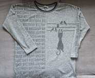 Sweter megi collection szary xxl