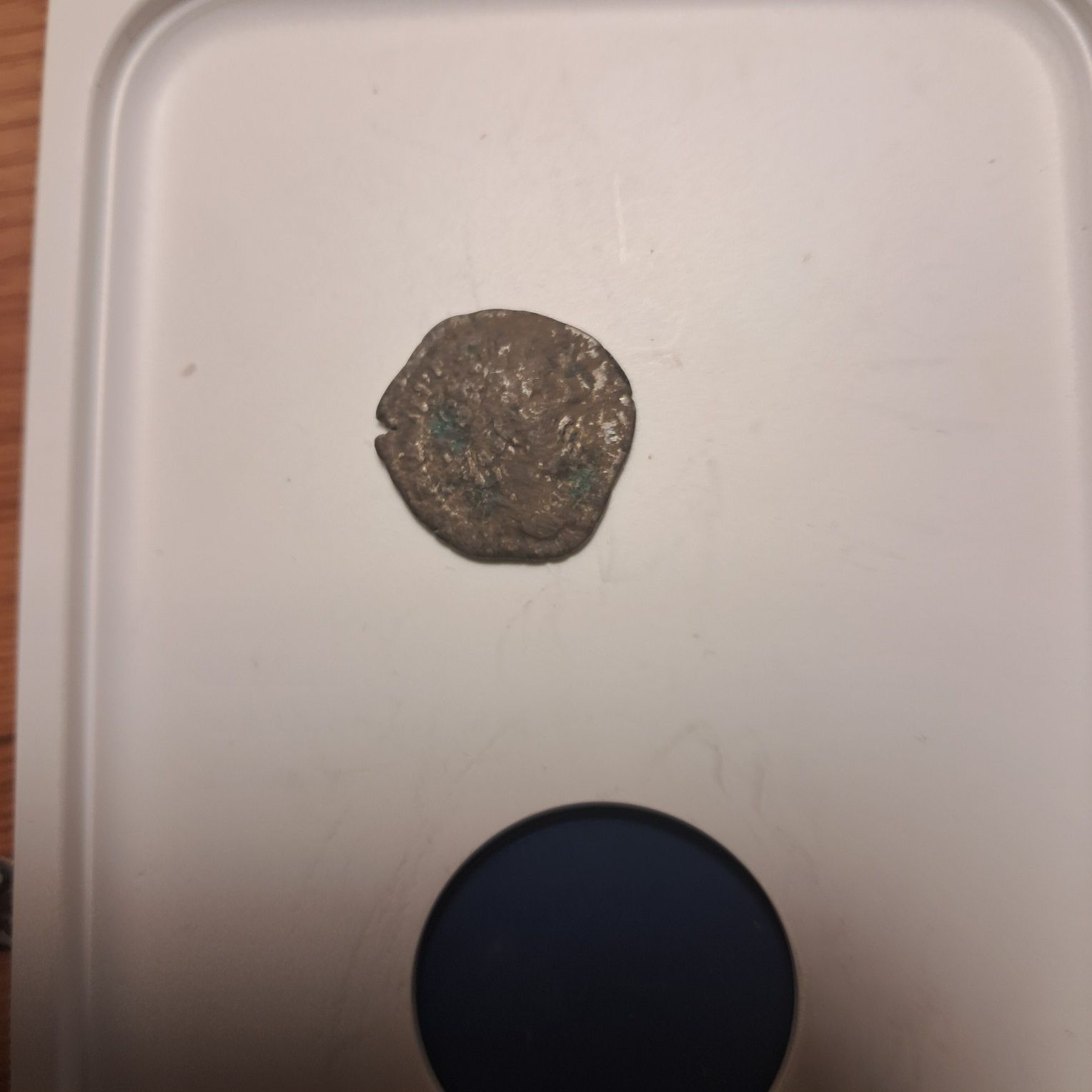 Moneta rzymska nieczyszczona srebna