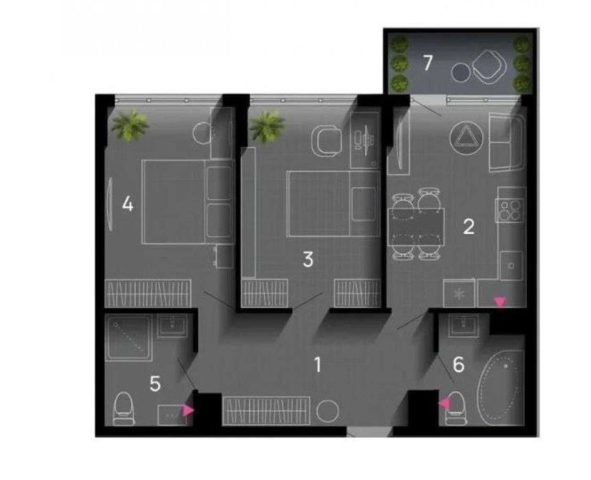 Продаж 2кім квартири в ЖК «Фемелі Плаза»/ ПЕРЕУСТУПКА