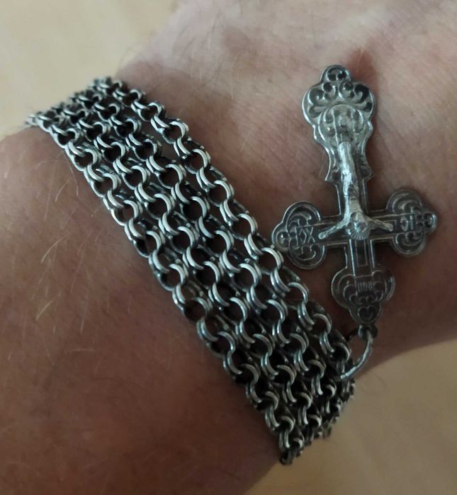 Цепочка + крест 925 пробы.