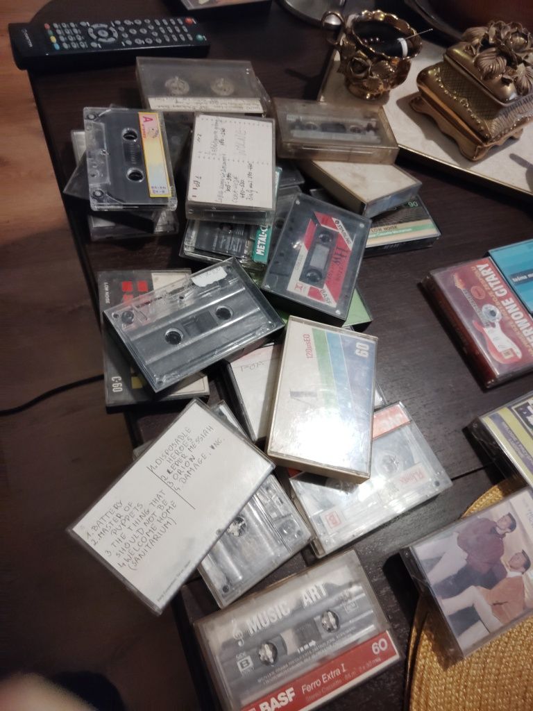 Stare kasety audio kolekcja