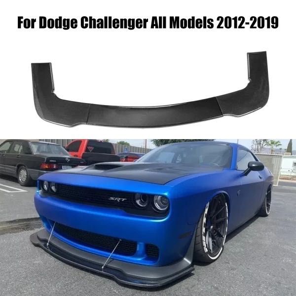 Передняя губа Dodge Challenger сплитер накладка на передний бампер