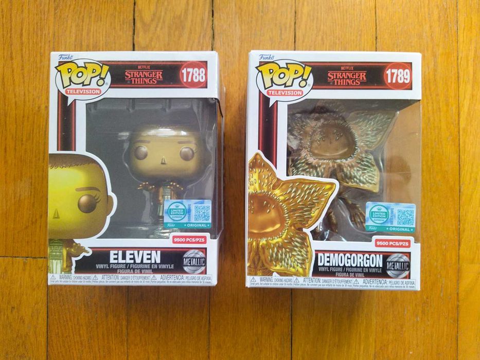 Funko Pop Stranger Things 1788 and 1789