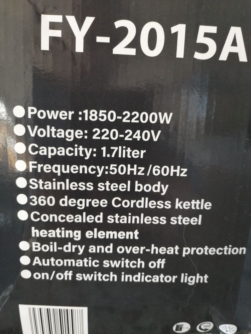 Czajnik elektryczny Nowy Stainless steel