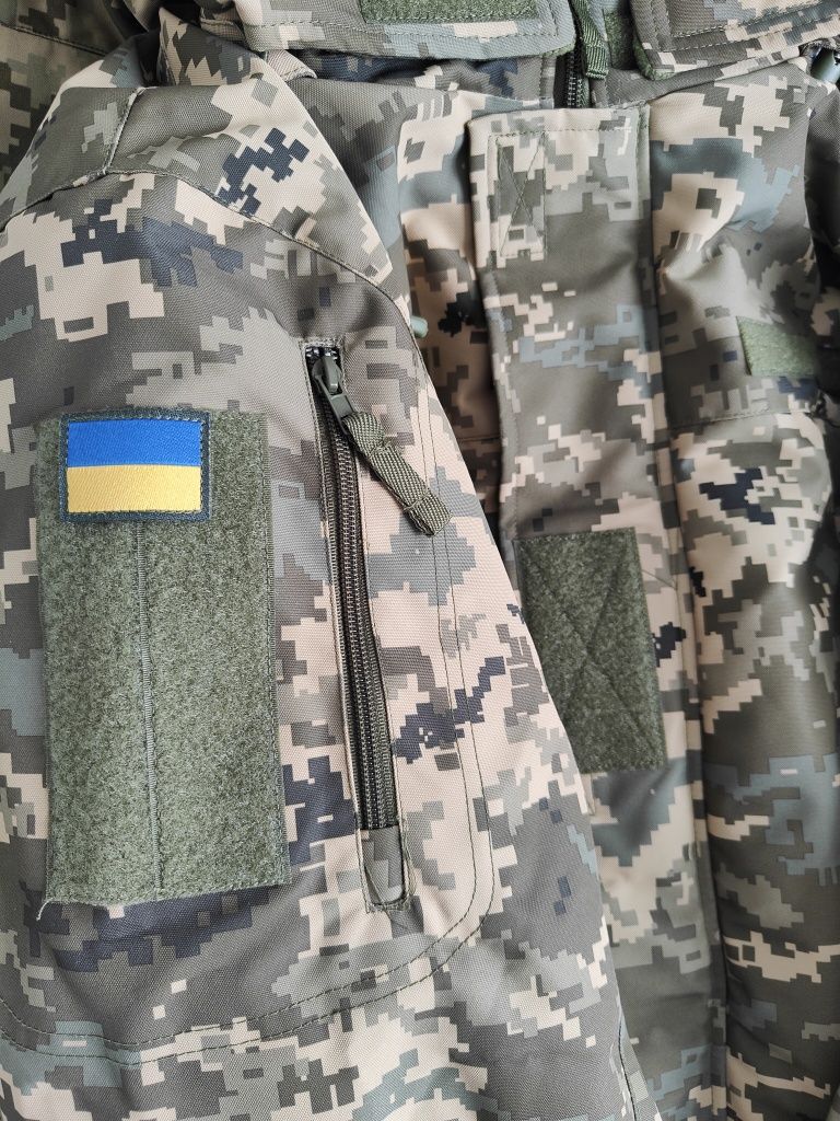 Куртка утеплена польова зимова ММ14 - Піксель ЗСУ пуховик