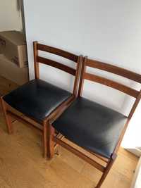 Conjunto de cadeiras vintage restauradas