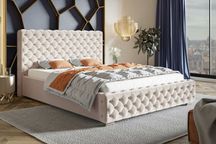 Łóżko chesterfield tapicerowane 140x200 / 160x200 / 180x200 Adora