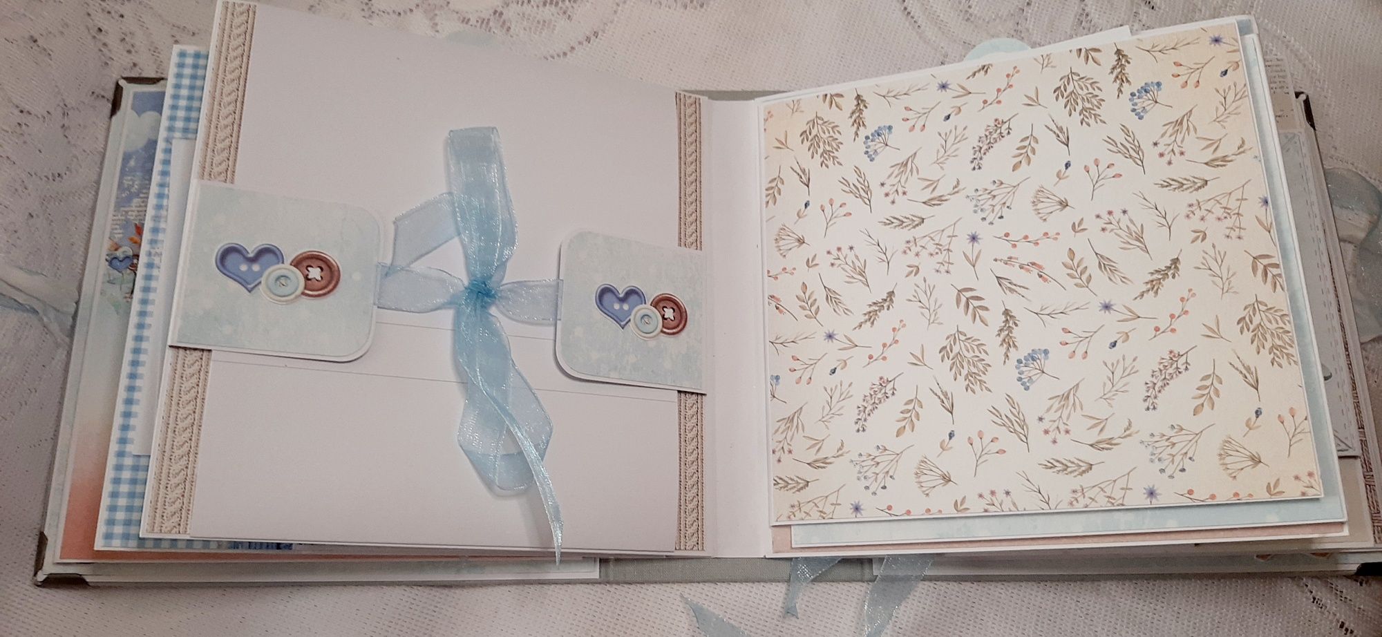 Album na zdjęcia dla chłopczyka, scrapbooking,