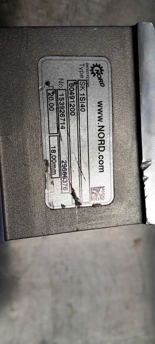 Motoreduktor Nord 0,37kW 400V  69 obr/min