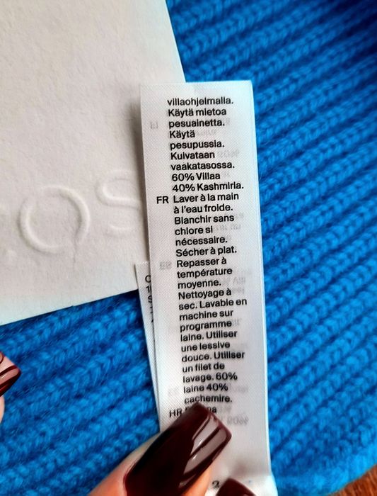 Cos новый шарф с кашемиром