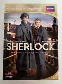 Sherlock DVD serial seria 1 odcinki 1-3
