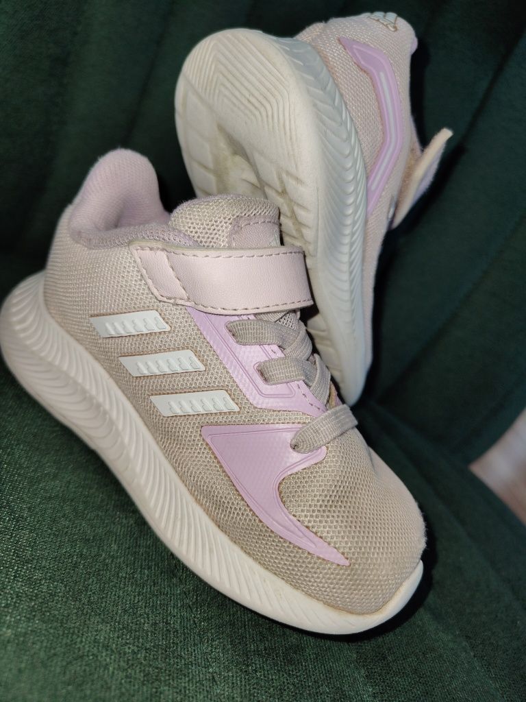 Buty adidas r. 22 lila różowe