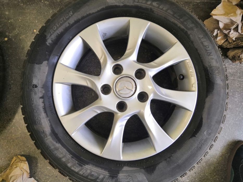 Koła zimowe alufelgi Mazda 6Jx15 ET 50 5x114,3 15" cali opony Michelin