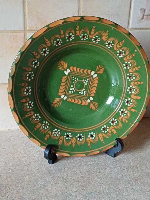 vintage talerz ozdobny