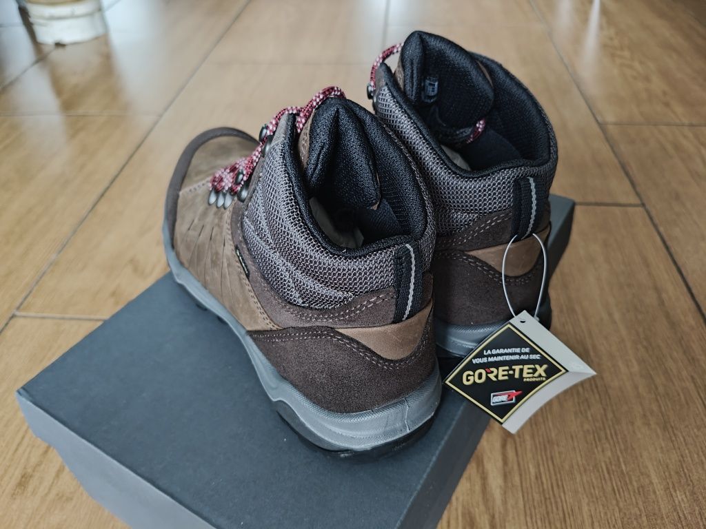 Nowe Buty outdoorowe męskie brązowe ECCO ULTERRA M MID GTX rozmiar 43
