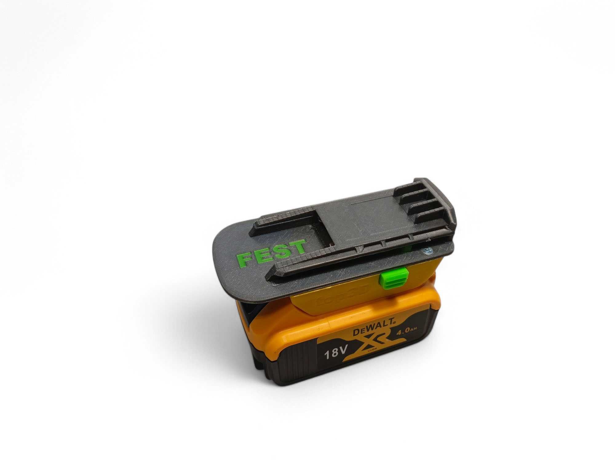 Adapter narzędzi Festool na baterie Dewalt XR