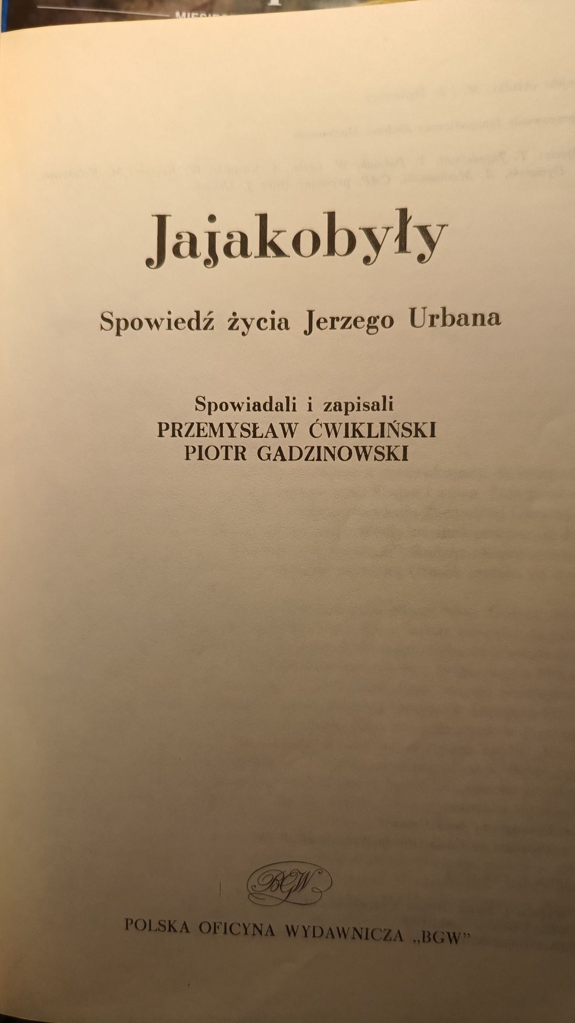 Jaja kobyły -  Jerzy Urban