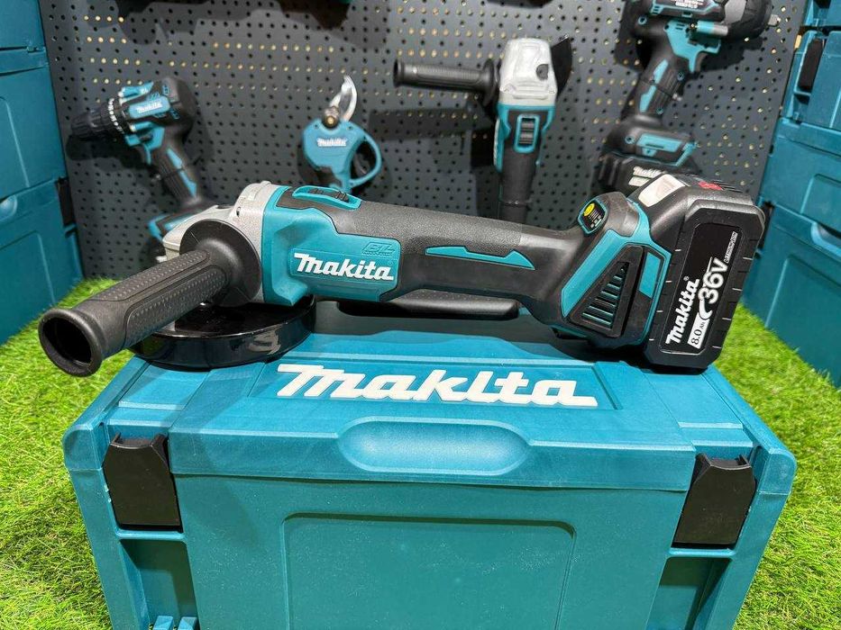 Набор Makita 2/1 Болгарка DGA504 - Шуруповерт DHP485BL 36V 8А