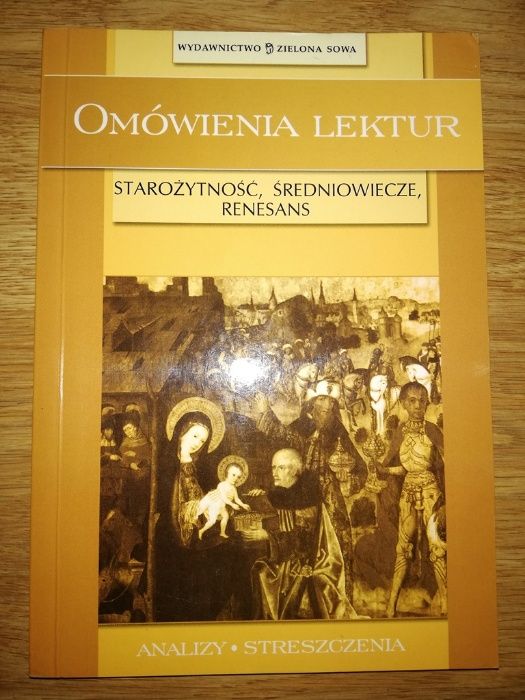 Opracowania omówienia lektur i wierszy