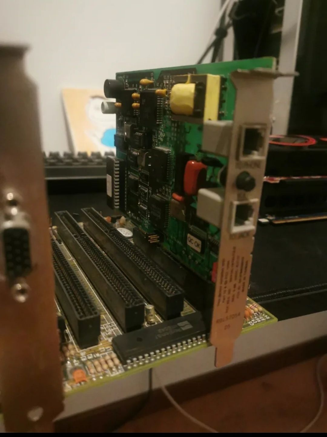 Motherboard 386 DX40Mhz c/ 4MB RAM e VGA ISA