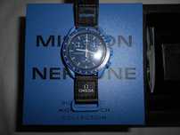 Omega x Swatch Neptun Niebieski Bioceramika: Solarna i Ekologiczna