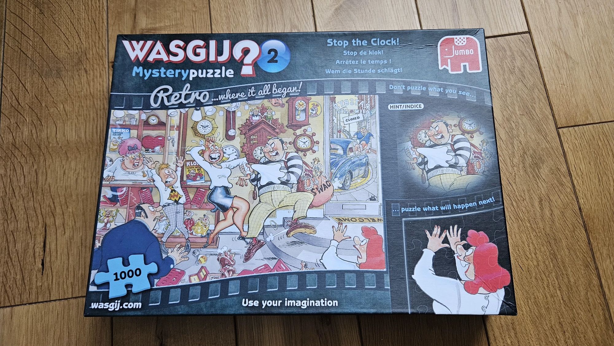 Wasgij 2 Puzzle Mystery Retro kompletne