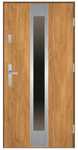 Drzwi stalowe wejściowe 72mm SI-04 INOX Winchester 90 Lewe/prawe