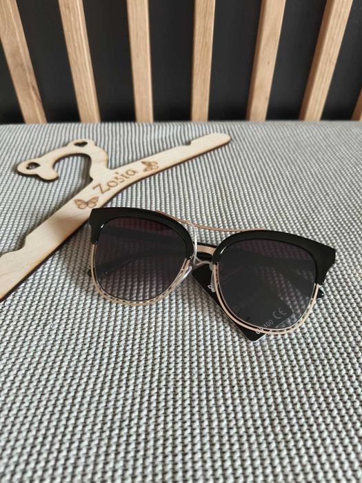 Ciemne damskie nowe modne okulary przeciwsłoneczne nr11