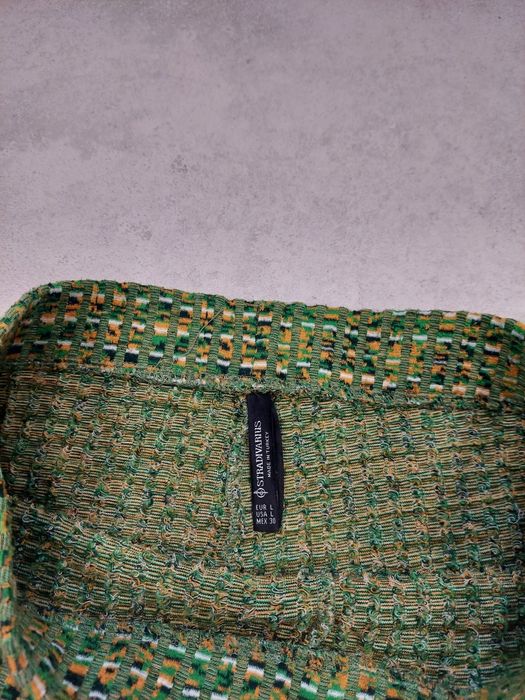 Spodnie dzwony wide Led tweed retro Stradivarius