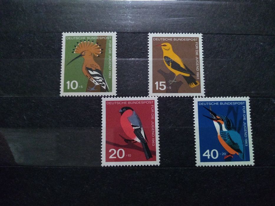 Znaczki Niemcy 1963 ptaki
