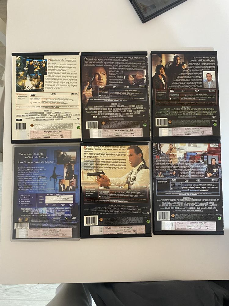 Steven seagel colecao dvd snap case