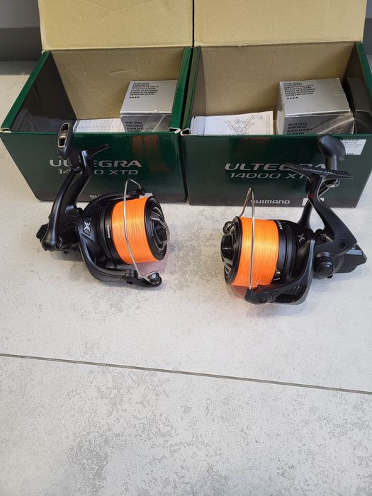 Катушки SHIMANO ULTEGRA 14000 XTD. ,удилища HARPAX 13ft 3,5Lb