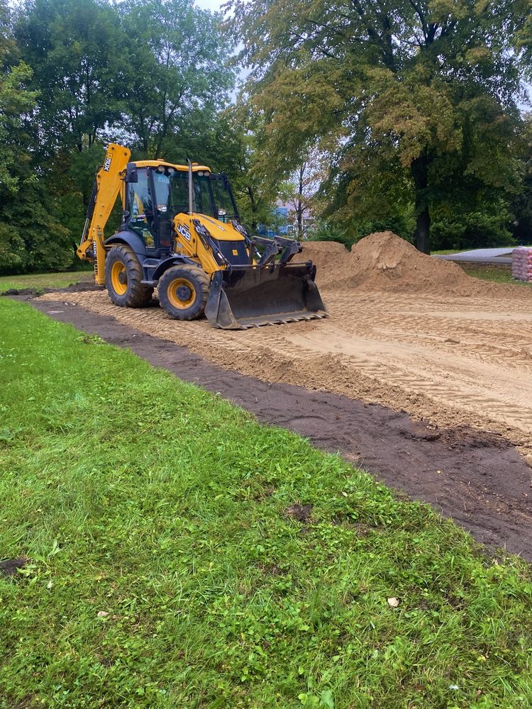 Usługi koparko-Ladowarka JCB 3CX
