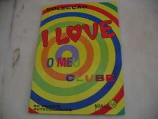 caderneta completa I Love o meu Clube