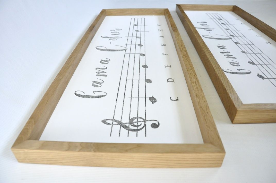 Drewniane tablice - komplet 2 sztuk