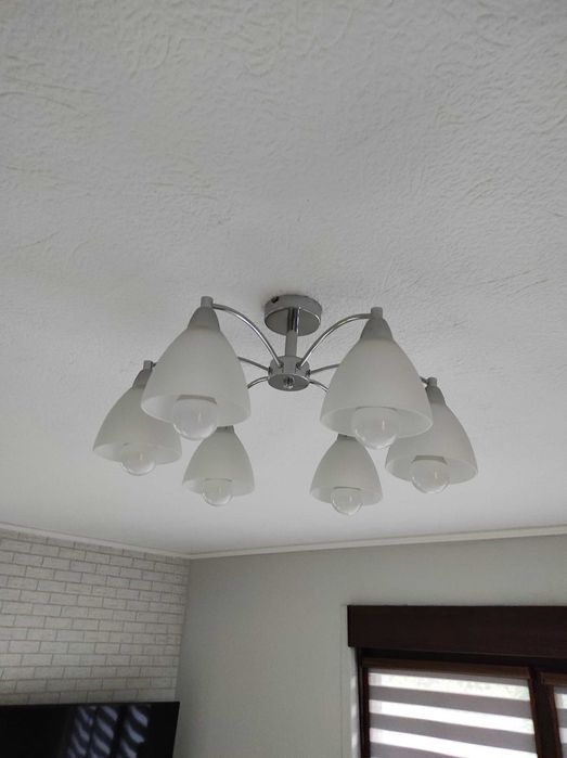 Lampa sufitowa 6 kloszy